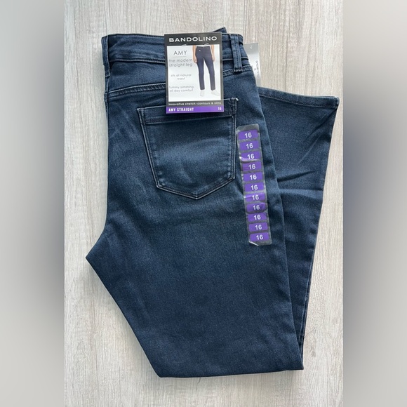 Bandolino Ladies Amy Straight Jean - Wayne - Picture 2 of 8